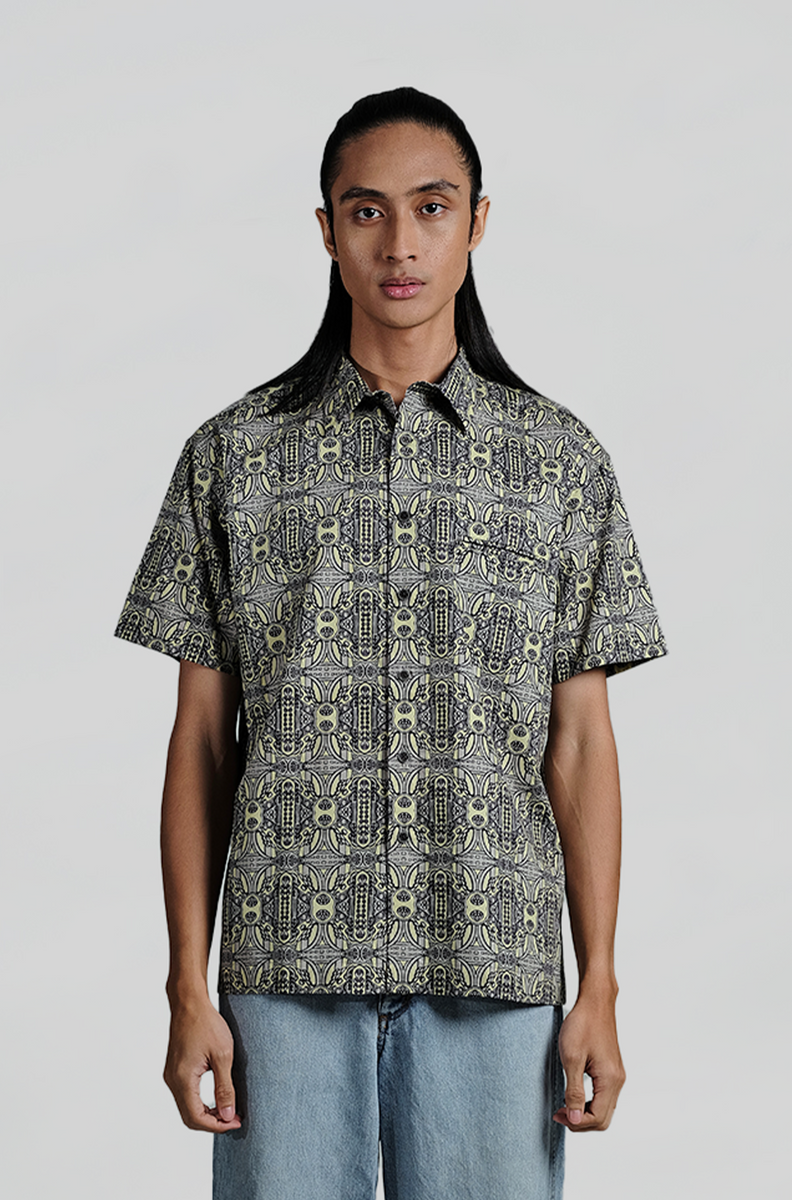 Nusantara Modern Fit Congkak in Griffin – Kapten Batik MY