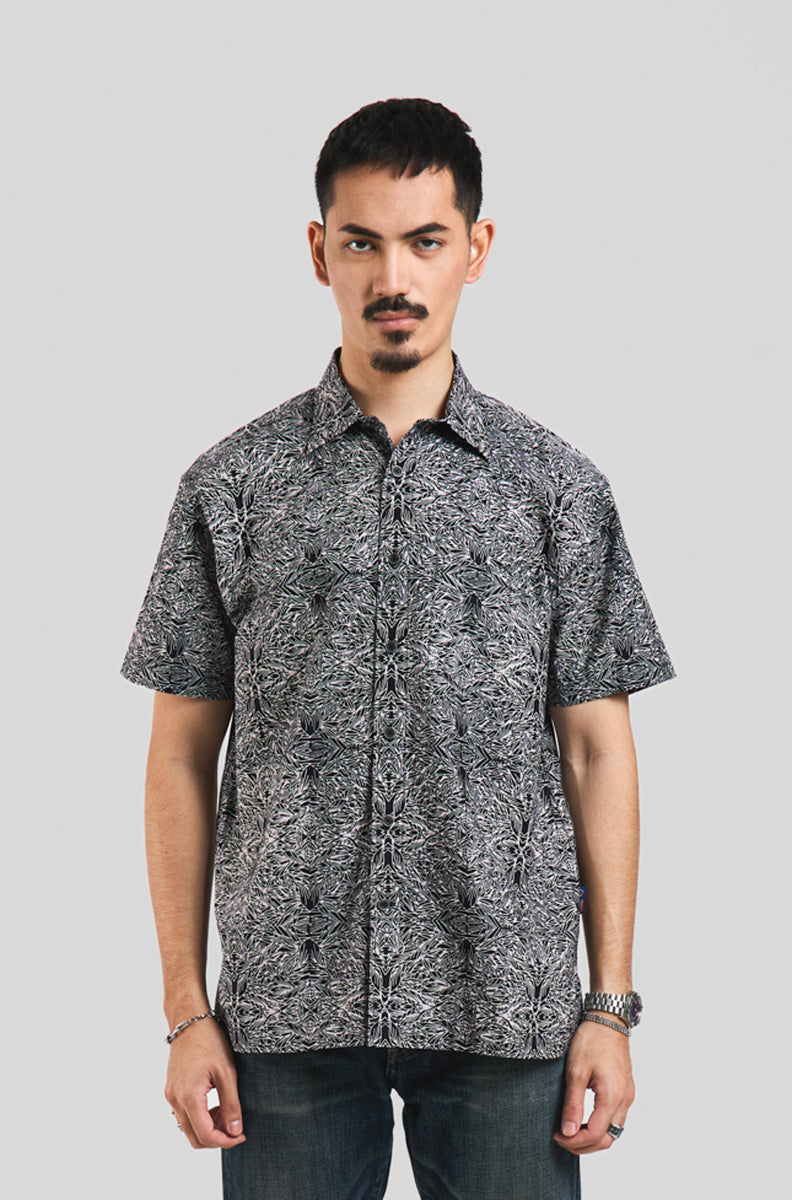 My Modern Fit Bird of Paradise in Black Mashmallow – Kapten Batik MY